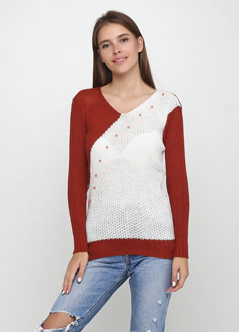 Теракотовий демісезонний пуловер пуловер Massimo