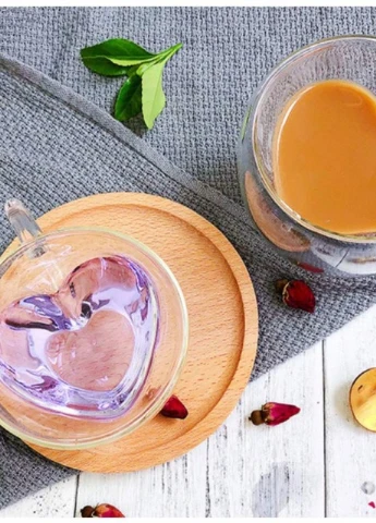 Чашка с двойными стенками (двойным дном), в форме сердца, 240 мл More (253888714)