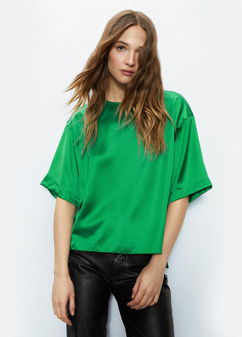 Зеленая летняя блуза Warehouse