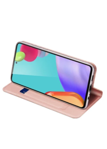 Чехол-книжка с карманом для визиток для Samsung Galaxy A72 4G / A72 5G Rose Gold (is_00000042672_1) Dux Ducis (250500505)