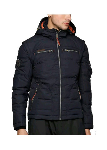 Темно-синя зимня куртка чоловіча Camel Active