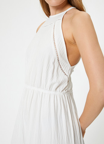 Білий святковий, кежуал сукня а-силует KOTON однотонна