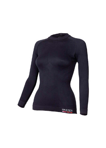 Комплект термобелья Hanna Style свитер + брюки однотонный чёрный спортивный полиамид