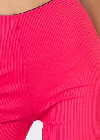 Розовые кэжуал демисезонные клеш брюки Bebe Plus