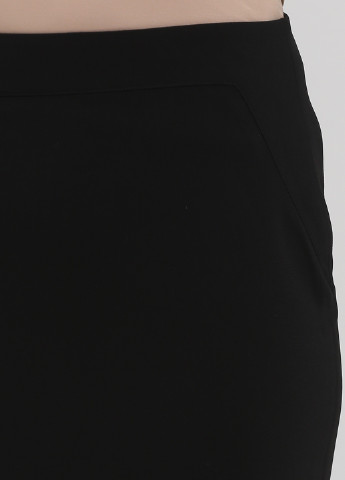 Черная офисная однотонная юбка Sisley карандаш