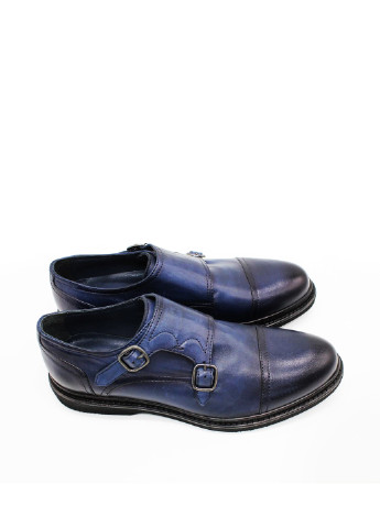 Синие кэжуал туфли Luciano Bellini с ремешком