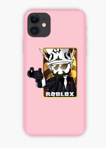 Чехол силиконовый Apple Iphone 8 Роблокс (Roblox) Белый (6151-1222) MobiPrint (219333651)