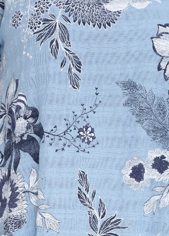 Блакитна кежуал сукня New Collection з квітковим принтом