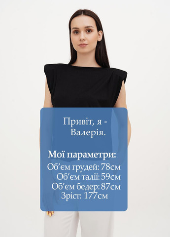 Чёрная блуза Vicolo