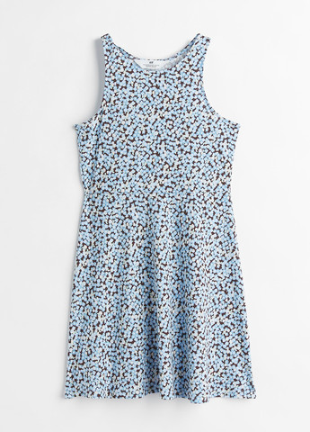Голубое платье H&M (262738340)
