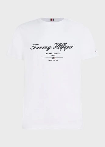 Біла футболка Tommy Hilfiger