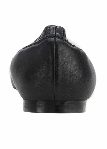 Жіночі балетки Karl Lagerfeld | чорні написи логотип штучна шкіра (366561047)