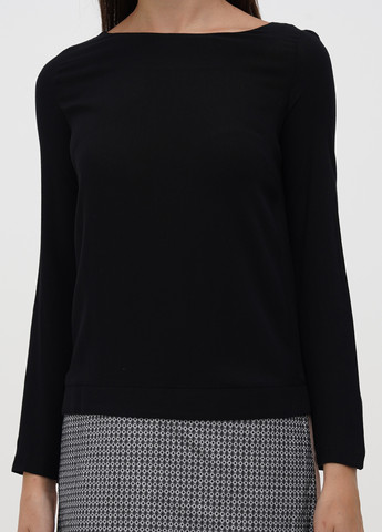 Чорна кежуал сукня Sassofono однотонна