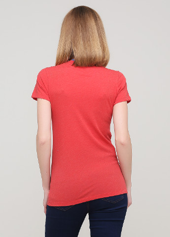 Красная летняя футболка Bella