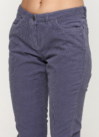 Серо-голубые кэжуал демисезонные зауженные брюки Cyrillus