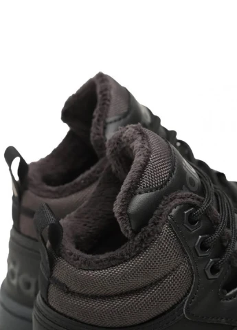 Чорні кросівки зимовий adidas HOOPS 3.0 MID WTR