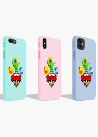Чохол силіконовий Apple Iphone 7 Леон Бравл Старс (Leon Brawl Stars) (17361-1703) MobiPrint (219504980)