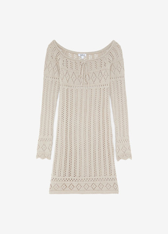 Пудрова кежуал сукня з відкритими плечима Jennyfer однотонна