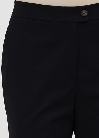 Черные кэжуал демисезонные укороченные брюки Boden