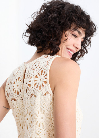 Молочна коктейльна, кежуал сукня C&A однотонна