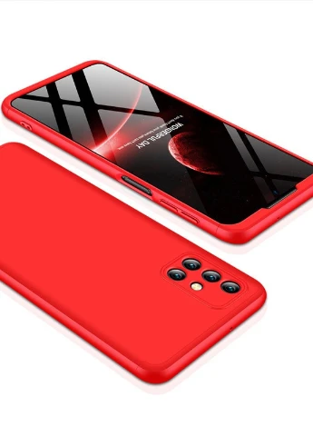 Пластикова накладка LikGus 360 градусів (opp) для Samsung Galaxy M51 Червоний (is_00000040311_3) GKK (238480040)