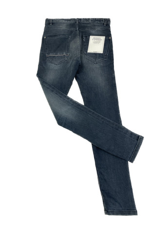 Темно-синие демисезонные прямые джинсы Pull & Bear