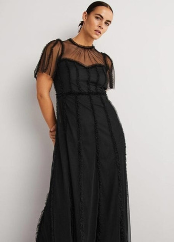 Чорна кежуал сукня кльош Boden однотонна