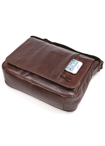 Мужская кожаная сумка 34,5х26,5х11,5 см Vintage (229460741)