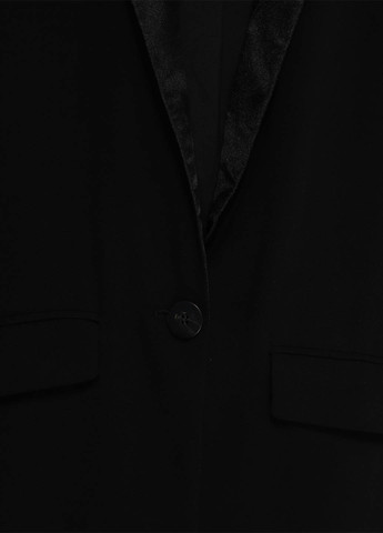 Черный женский жакет S.Oliver однотонный - демисезонный