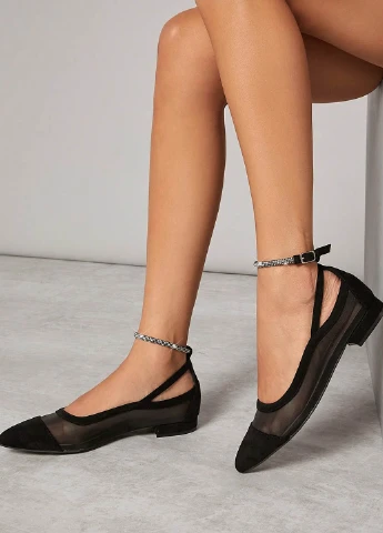 SHEIN Туфли черный з текстиль, китай — демисезон (322909290)