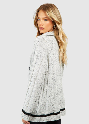 Світло-сірий зимовий светр Boohoo