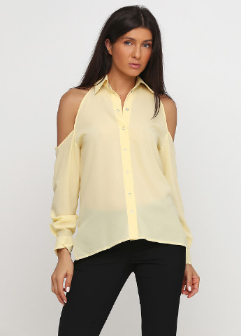Светло-желтая демисезонная блуза Gator