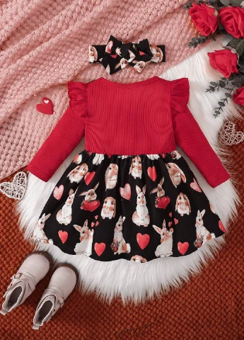 Комбинированное платье SHEIN (302411568)