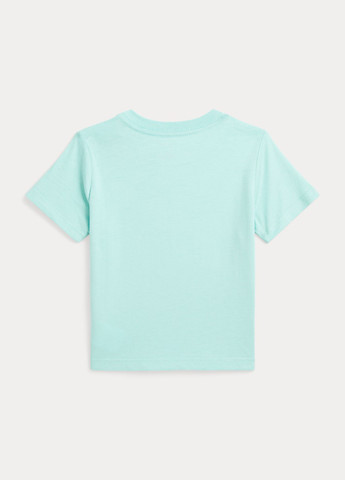 Голубая летняя футболка Ralph Lauren