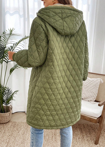 Зеленая демисезонная куртка SHEIN