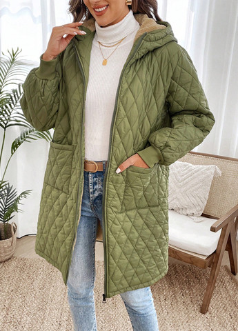 Зеленая демисезонная куртка SHEIN