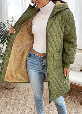 Зеленая демисезонная куртка SHEIN