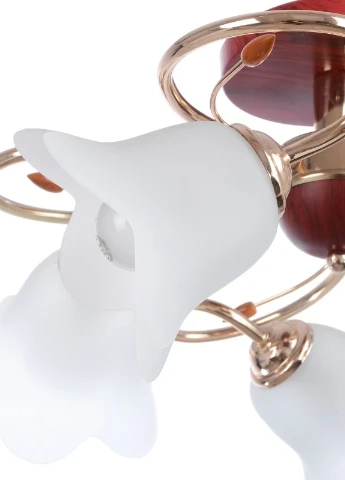 Люстра потолочная флористика LK-417S/5 E14 G Brille (253885805)