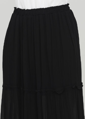 Черная кэжуал однотонная юбка Alcott клешированная