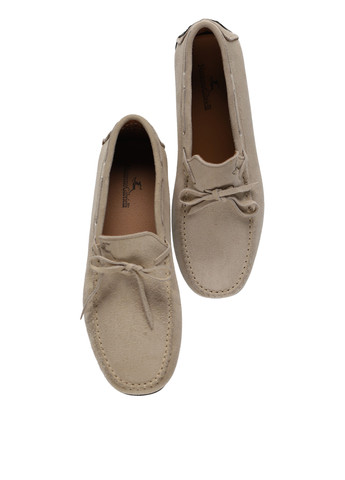 Бежевые мокасины Nazarenogabrielli