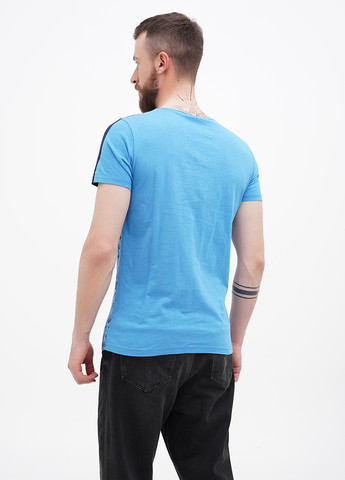 Темно-блакитна футболка Mons