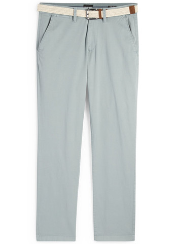 Серо-голубые кэжуал демисезонные чиносы брюки C&A