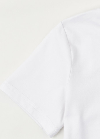 Біла літня футболка Garnamama