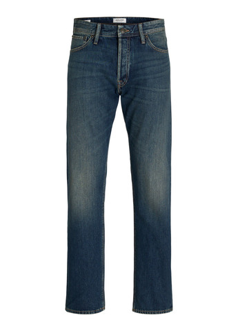 Темно-синие демисезонные регюлар фит джинсы Jack & Jones