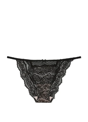 Черный демисезонный комплект (бюстгальтер, трусики) Victoria's Secret
