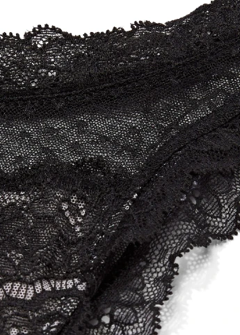 Черный демисезонный комплект (бюстгальтер, трусики) Victoria's Secret