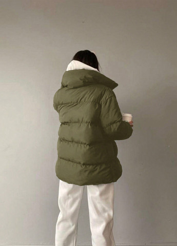 Зелена зимня куртка SHEIN