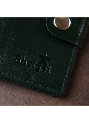 Мужское кожаное портмоне 9х10х1 см Shvigel (253490914)