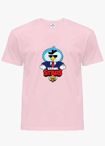 Рожева демісезонна футболка дитяча бравл старс (brawl stars) (9224-1022) MobiPrint