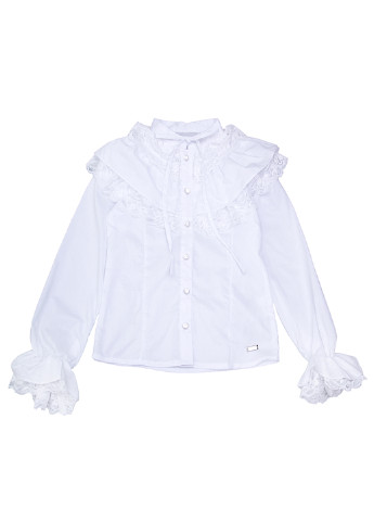 Белая блузка с длинным рукавом Pinetti демисезонная